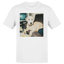 Retro Weird Dog Lounging Men's T-shirt