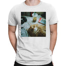 Cozy Cat Bubble Tea & Books Men's T-shirt