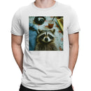 Cute Raccoon Cozy Vibes Men's T-shirt