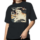Golden Retriever Snack Retro Vibes Women's T-shirt