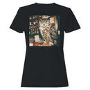 Owl at Whiskey Bar Retro Women's T-shirt