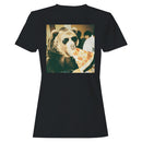 Bear Eating Pizza Slice Women's T-shirt