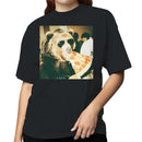 Bear Eating Pizza Slice Women's T-shirt