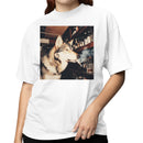 Vintage Bar Wolf Graphic Women's T-shirt