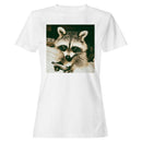 Retro Raccoon with Smartphone Women's T-shirt
