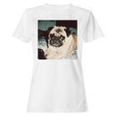 Cute Pug Relaxing Weird Animals Women's T-shirt