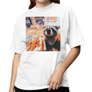 Hungry Raccoon Pizza Feast Women's T-shirt