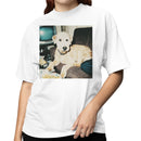 Retro Weird Dog Lounging Women's T-shirt