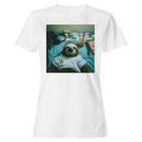 Relaxed Sloth Bubble Tea Women's T-shirt