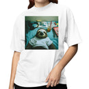 Relaxed Sloth Bubble Tea Women's T-shirt