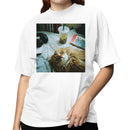 Cozy Cat Bubble Tea & Books Women's T-shirt