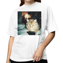 Cozy Cat Weird Animal Night Women's T-shirt