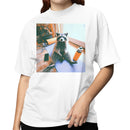 Yoga Raccoon Relaxation Ready Women's T-shirt