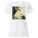 Cat with Sunglasses & Coffee Women's T-shirt