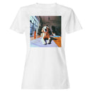 Golden Retriever Yoga Morning Sun Women's T-shirt