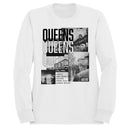 Queens Urban Cityscape Art Men's Sweatshirt