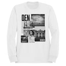 Denver Cityscape Urban Collage Men's Sweatshirt