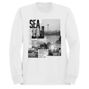 SEA Seattle Cityscape Collage Men's Sweatshirt