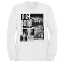 Urban Boston Cityscape Collage Men's Sweatshirt