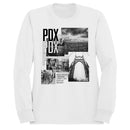 PDX Portland Cityscape Collage Men's Sweatshirt