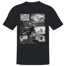 HOU Houston Cityscape Urban Men's T-shirt