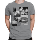 LA Cityscape Collage Art Men's T-shirt