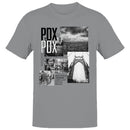 PDX Portland Cityscape Collage Men's T-shirt