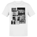 Urban Boston Cityscape Collage Men's T-shirt