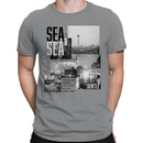 SEA Seattle Cityscape Collage Men's T-shirt