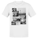SEA Seattle Cityscape Collage Men's T-shirt