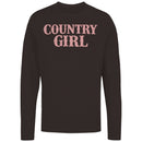 Country Girl Pink Aesthetic Women's Long Sleeve Top