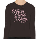 Town Cutie on Duty Women's Long Sleeve Shirt