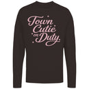 Town Cutie on Duty Women's Long Sleeve Shirt