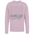 Game Day Gray Retro Script Women's Long Sleeve Tee