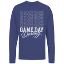 Game Day Typography Women's Long Sleeve Shirt