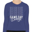 Game Day Typography Women's Long Sleeve Shirt