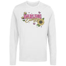 Darling Floral Butterfly Art Women's Long Sleeve Shirt