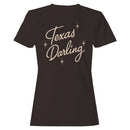 Texas Darling Retro Script Women's T-shirt