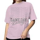 Game Day Gray Retro Script Women's T-shirt