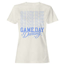 Game Day Blue Retro Script Women's T-shirt