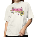 Darling Floral Butterfly Art Women's T-shirt