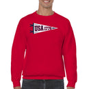 USA 1776 Patriotic Pennant Men's Sweatshirt