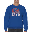 USA 1776 Distressed Vintage Men's Sweatshirt