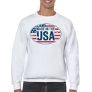 Made in USA Vintage Flag Men's Sweatshirt