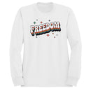 Retro Freedom Groovy Rainbow Men's Sweatshirt
