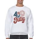 4th of July Fireworks Retro Men's Sweatshirt