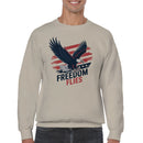 Freedom Flies Patriotic Bald Eagle Art Men's Sweatshirt