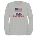 Proud American Flag Patriotic Women's Sweatshirt
