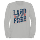 Land of the Free Patriotic Art Women's Sweatshirt