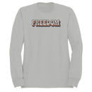 FREEDOM Vintage Retro Rainbow Women's Sweatshirt